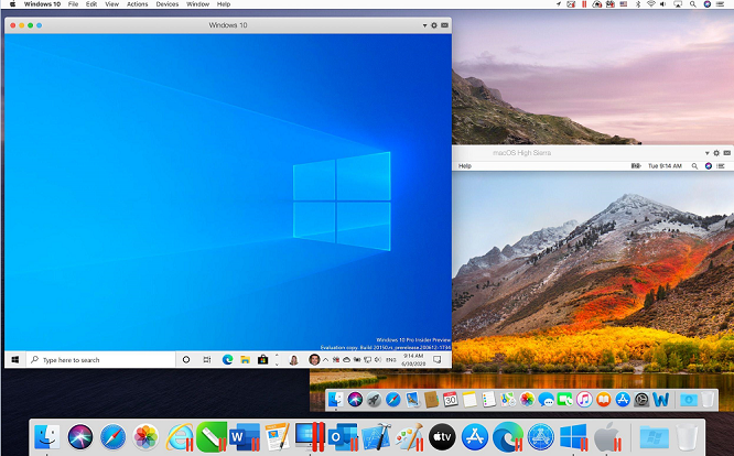 virtual machine for mac to run windows